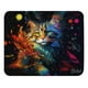 thumbnail image 1 of Mouse Pad SVART de Superficie Suave, base antideslizante, con diseño orginal de Gato estilo arte urbano, Diseño3, 22*18 cm, 1 of 4