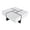 White, variant on Hassch Modern White High-Glossy Coffee Table with 4 Hidden Storage Compartments, 31.5" Square Accent Center Table, for Living Room, Bedroom, Apartments