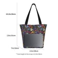 thumbnail image 5 of Kdxio Flowers And Birds Women Reusable Grocery Bags Foldable Ripstop,Reusable Shopping Bags for Shopping,Gym,Gift, 5 of 8