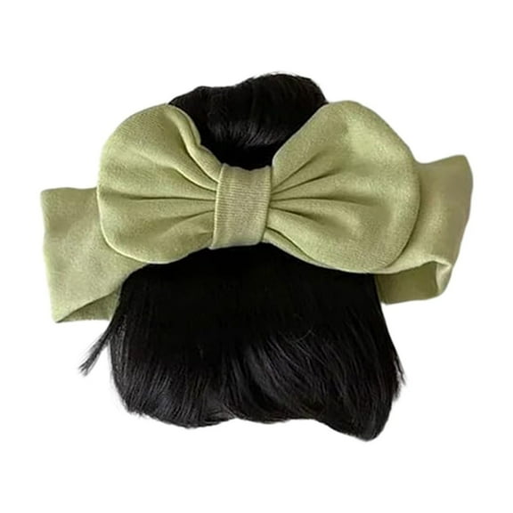 Korean Style Baby Girl Headband With False Bow Hair Accessory For Toddler Decorative Headscarf
