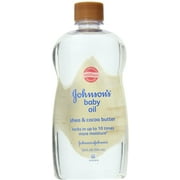 JOHNSON'S Baby Oil Shea & Cocoa Butter 20 oz (Pack of 3)