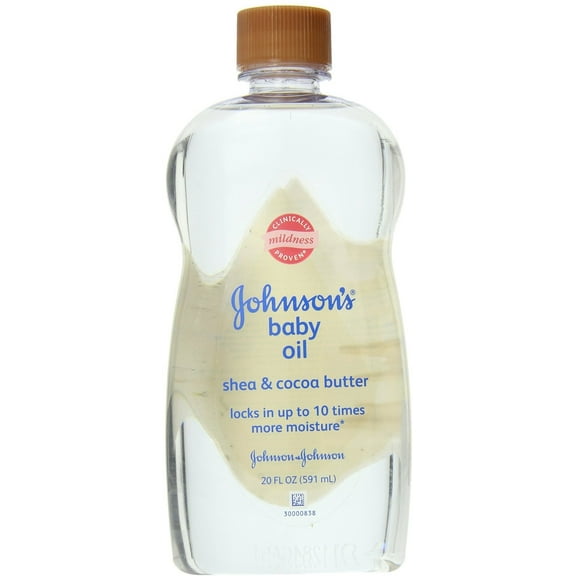 2 Pack - Baby Oil Shea & Cocoa Butter 20 oz