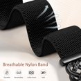thumbnail image 5 of Wearlizer Magnetic Stretchy Band Compatible with Versa 4/3/Sense 2/Sense, Celtic Knot Elastic Nylon Watch Strap for Women Men, Dressy Soft Fabric Wristband with Magnetic Clasp, 5 of 7