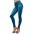 thumbnail image 1 of UKAP Jeggings for Women High Waist Stretchy Slim Fit Leg Capris Soft Breathable Pants, 1 of 4