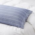 thumbnail image 4 of Unique Bargains 2 Pack Cotton Pillowcase Cooling Envelope Closure Wrinkle Resistant Blue, 4 of 5