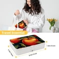 thumbnail image 5 of Fruit PU Leather Jewelry Display Organizer Box with Removable Compartment, Portable Jewelry Organizer, 5 of 6