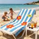 thumbnail image 5 of Fashionable Colorful Striped Beach Towels Soft And -fine Fiber Bath Towels For Bathing, 5 of 6