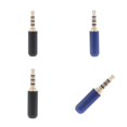 thumbnail image 1 of Conectores de soldadura de enchufe de auriculares de 4 polos de 3,5 mm y 1/8 ", 1 of 9