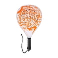 thumbnail image 3 of Siruishop Epe Core Padel Racket with Non-slip Grip, Lightweight, Ideal for Training And Sport. Also Available in Adult Tennis Rackets for Men. White and orange, 3 of 8