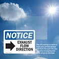 thumbnail image 6 of (2 Pack) Exhaust Flow Direction [Right Arrow] Sign, 6 of 7