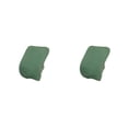thumbnail image 4 of kurtrusly Chair Cover Slipcover Stretch Seat Computer Protection Set Anti-Dirty Thicken Solid Home Wedding Universal Decoration Dark Green/Backrest 2Set, 4 of 6