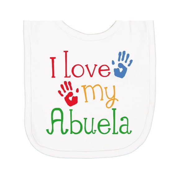 Inktastic I Love My Abuela Newborn Bib