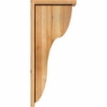 thumbnail image 3 of 6"W x 12"D x 28"H Carmel Rough Sawn Corbel w/Backplate, Western Red Cedar, 3 of 9