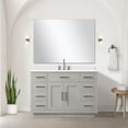 thumbnail image 2 of Abbey 48 in W x 22 in D White Oak Single Vanity and Cultured Marble Top, 2 of 6