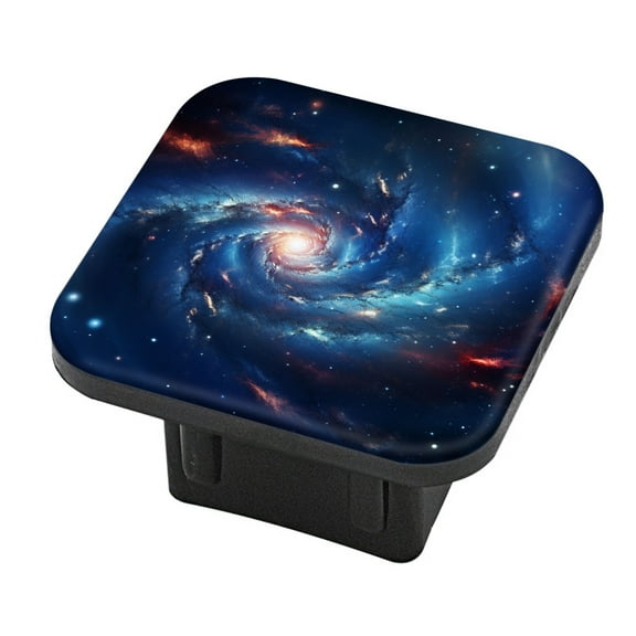 Hitch Cover Fits For 2-Inch Hitch,Amazing Spiral Galaxy In Deep Space And Nebulaerubber Trailer Hitch Cover Tube Plug Insert,Car Exterior Accessories, Receiver Tube Hitch Plug