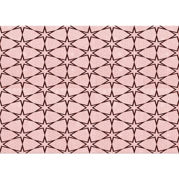 Ahgly Company Machine Washable Indoor Rectangle Transitional Indian Red Area Rugs, 6' x 9'