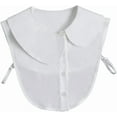 thumbnail image 5 of Womens Detachable Dickey Collar Half Shirt Blouse Collar Fake False Collar Dickies, 5 of 8