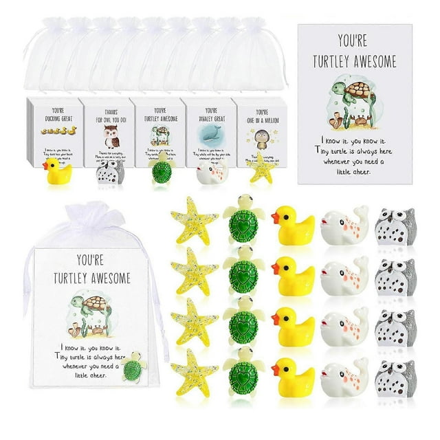 Small Office Present For Employees Thank You Thank You Staff Present with Animal Pun-Note Cards for Bustling Office Environment