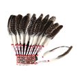 thumbnail image 3 of de plumas de jefe para adultos, ideal para cosplay, disfraces y actuaciones en ., 3 of 8