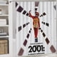 thumbnail image 5 of 2001: Una odisea del espacio-theme 4-Piece Shower Curtain Set with Rugs, Waterproof Bathroom Decor Set Includes Bath Mat, U-Shaped Rug, Toilet Lid Cover and Curtain with Hooks, 5 of 6