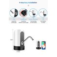 thumbnail image 4 of SHELLTONTECH Auto Electric Gallon Bottled Drinking Water Pump Dispenser Switch, Automatic Electric Water Drinking Portable Button Pump Dispenser Gallon Bottle Switch 5W and 12V (Black), 4 of 8