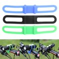 thumbnail image 2 of Correa de silicona para linterna de bicicleta, Clip para linterna, soporte de luz para bicicleta (negro), 2 uds., 2 of 5