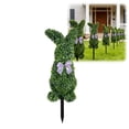 thumbnail image 5 of Easter Artificial Bunny Topiary Stake with String Lights, Greenery Rabbit Decor for Outdoor Garden Yard Lawn Pathway, 5 of 5
