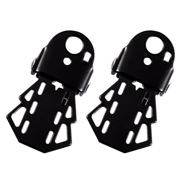 Clavijas para escalones, 2 piezas Reposapiés con eje de acero universal Clavijas para pies Pedal plegable para bicicleta Claridad notable