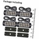 thumbnail image 4 of Luces de posición 4PCS 12 LED estroboscópico Baliza de peligro ámbar Luz intermitente de emergencia Tomshoo Luces de posición, 4 of 7