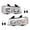 Clear/Chrome, variant on LED Headlights Lamp Clear/Chrome Pair Fit For Chevy Express GMC Savana 2003-19