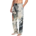 thumbnail image 4 of JSTEL Dragon Howling Men's Sleepwear Mens Pajama Pants Bottoms with Pockets, L, 4 of 6