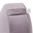 thumbnail image 2 of Round Meditation Cushion (16"x16"x5") | Large Floor Support Pillow for Yoga, Women & Men | Removable Cover | Filled with 100% Buckwheat | Lavender, 2 of 5