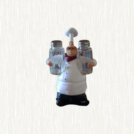 

WHAMVOX Fat Chef Kitchen Decor Chef Ornaments Mini Sculpture Cafe Decor Size 4