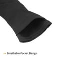 thumbnail image 4 of Uxcell Size L Soccer Shin Guard Socks, Breathable Sleeves for Running, Black 1 Pair, 4 of 5