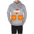 thumbnail image 6 of Bcresic 2025 Unisex Heated Sweatshirts Lightweight Warm Winter Hoodie USB Electric Outdoor Sweatshirt 5 Zones Heating Fleece Pullover Shirts Long Sleeve Printed Top(Gray,M), 6 of 6