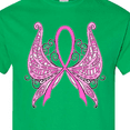 thumbnail image 4 of Inktastic Breast Cancer Awareness with Butterfly Ribbon Words T-Shirt, 4 of 5