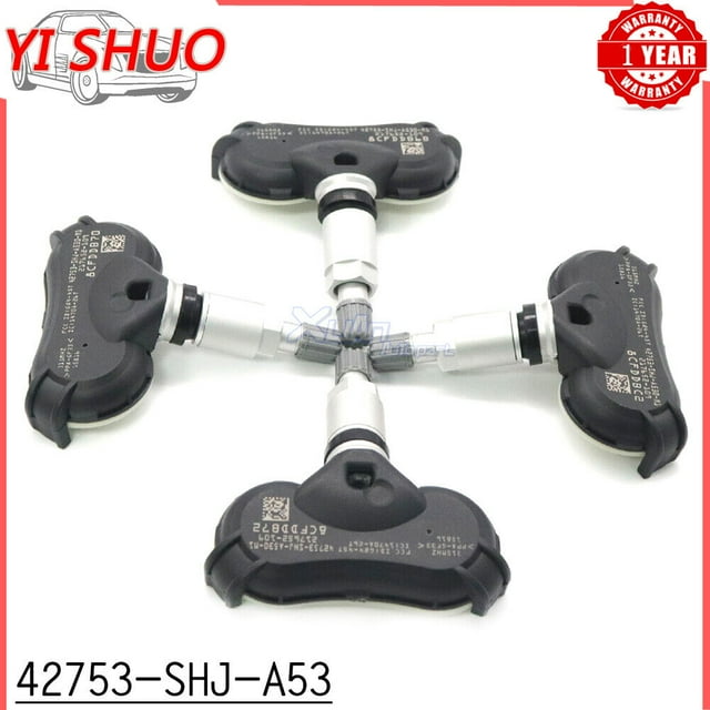 Pour Honda Ridgeline Pilot Odyssey 42753-SHJ-A53 Capteur de Pression des Pneus 4x TPMS