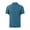 Blue, variant on WREESH Men's Casual Solid Henley Shirts Summer Weight Short Sleeve Outdoor Shirt a Daily Essential with Button Detail Black
