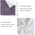 thumbnail image 3 of Coolnut Mandala on Purple Bath Towels Soft Absorbent Bath Towels Bath Towel Set of 3 for Home Hotel Bathroom Decor, 3 of 6