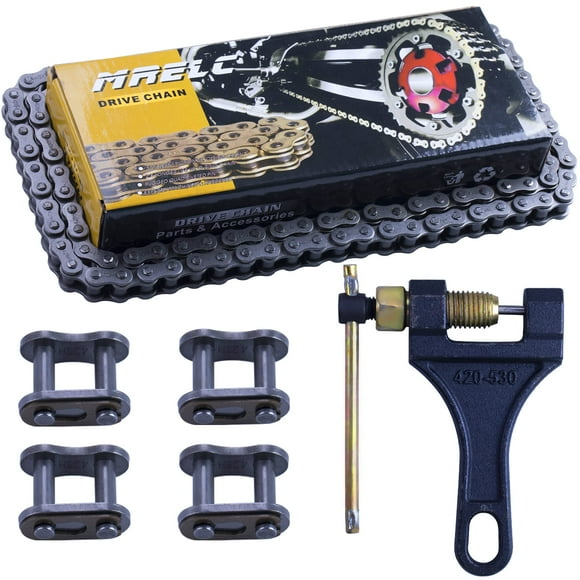 Cadena para motocicleta MRELC 428H Heavy Duty con rompecadenas