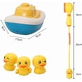 thumbnail image 6 of HYPERLIVING Duck Shower Set, Baby Bath Toy with Detachable Shower Head, Motorised Water Pump & 3 Floating Duck Toys, Safe Gentle Spray for Infants & Toddlers, Fun Hair Rinse Bath Play Companion, 6 of 8