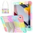 thumbnail image 1 of Funda para iPad para niños BLOSOMEET de 10,2 pulgadas con protector de cristal y correa, 1 of 7