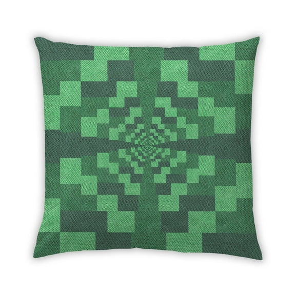 Ahgly Company Outdoor Square Contemporary Throw Pillow, 18 inch by 18 inch