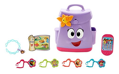 dora with backpack
