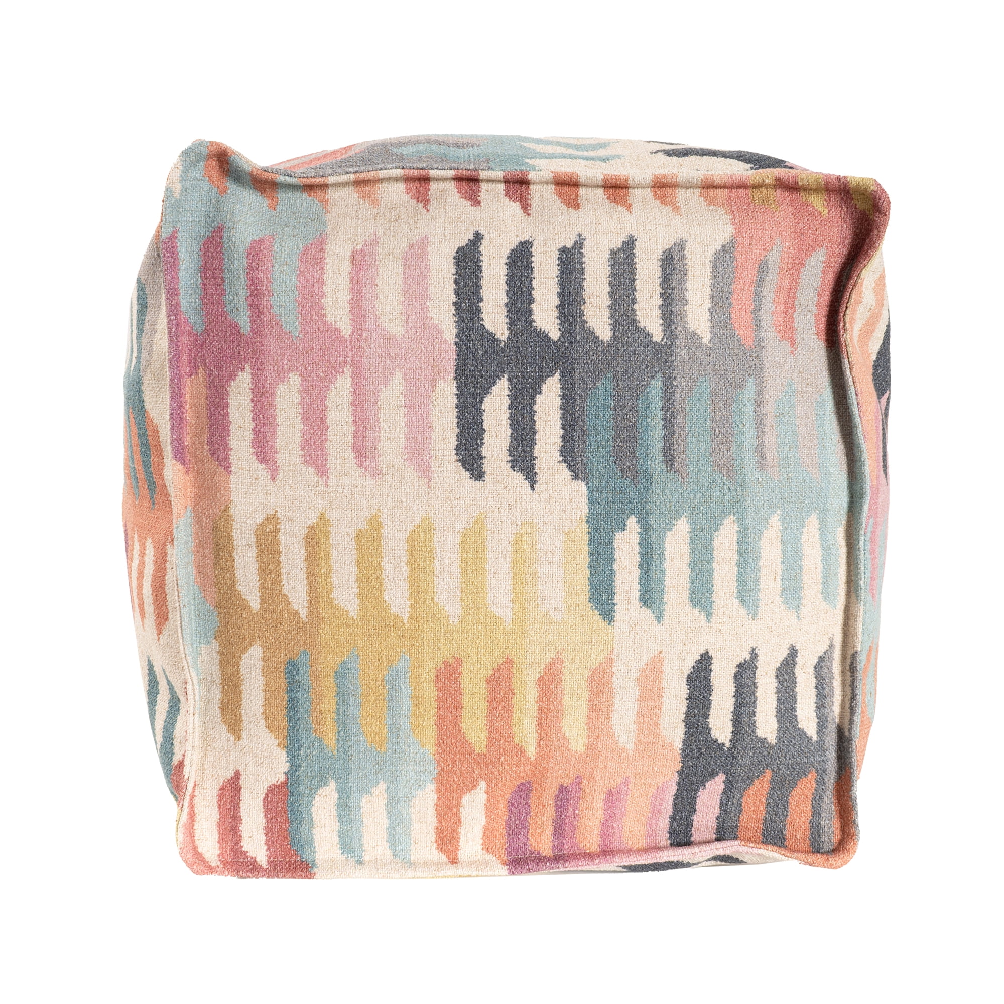 Navajo Multi Square Pouf