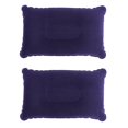 thumbnail image 2 of 2 Piezas Almohada de Camping PENGJTMXG Almohada Inflable Azul 38,5 x 24,5 cm, 2 of 2