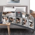thumbnail image 4 of AISENIN Customized Blankets with Photos Couple Gifts Personalized Blankets and Throws Collage Blanket Picture Blanket for Valentines Day Personalized Gifts for Wife Husband Boyfriend Girlfriend, 4 of 5