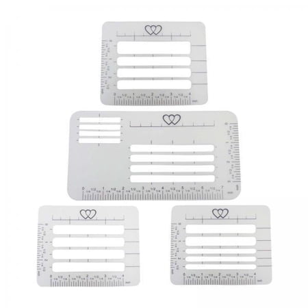 Sharprepublic 2x4 Envelop Craft Addressing Guide Notebook Letter Stencil Set Templates