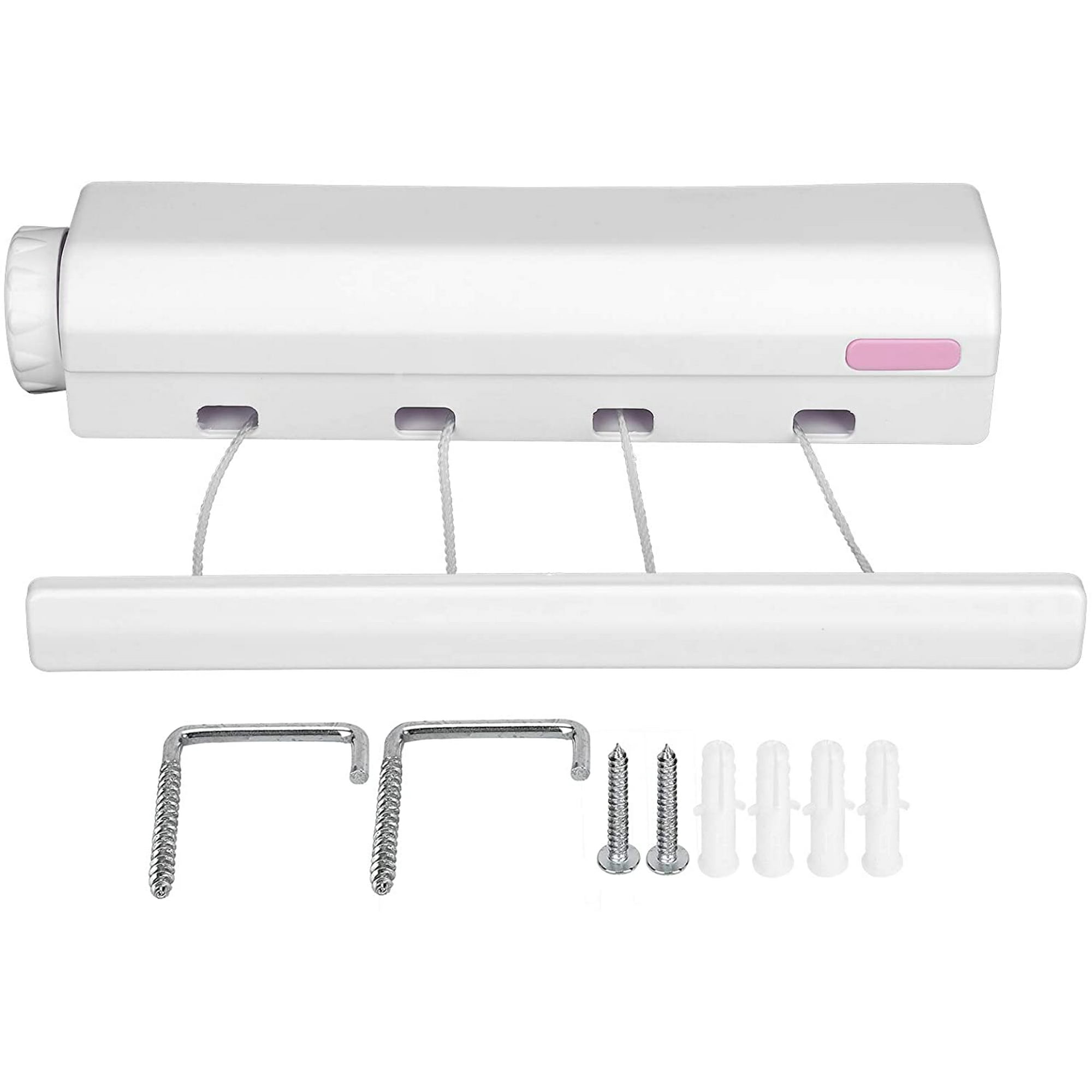 Retractable wall mounted clothes dryer 3.2 meter 4 wire outdoor clothes line clothes drying rack for indoor and outdoor use Walmart