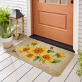 thumbnail image 2 of Farmhouse Kitchen Mats Non-Slip Sunflower Kitchen Rugs Seasonal Flowers Home Decor Low Profile Washable Floor Mat 30x17 Inch, 2 of 6